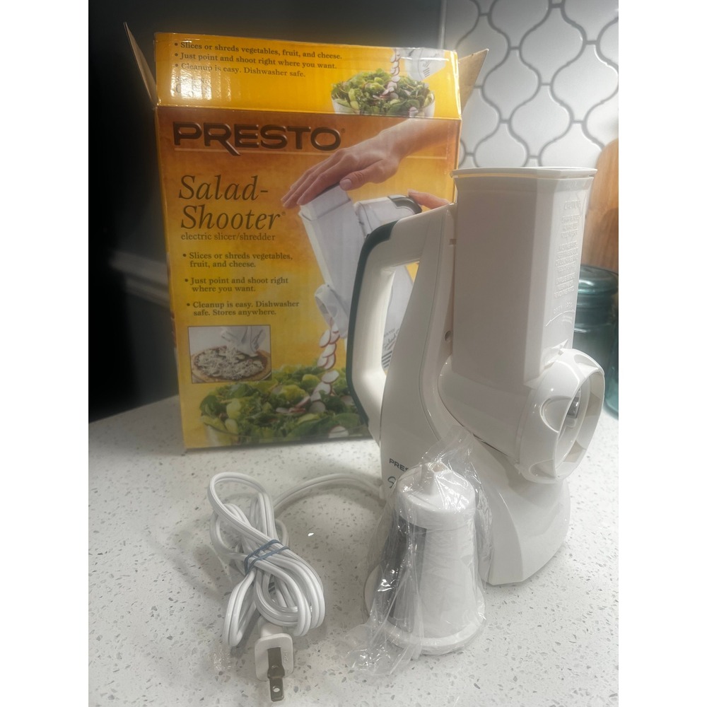 Presto 02910 Salad Shooter Electric Slicer/Shredder Handheld Kitchen Gadget - Picture 4 of 4